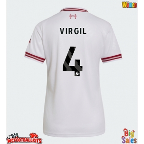Liverpool Virgil van Dijk #4 Replica Away Stadium Shirt for Women 2026-27 Short Sleeve